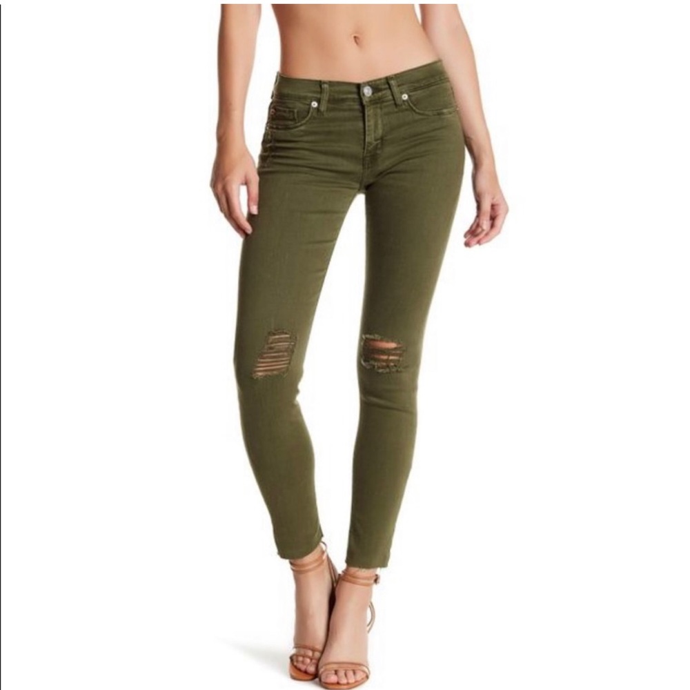 Hudson Krista Ankle Super Skinny W/Raw Hem. Size 26
